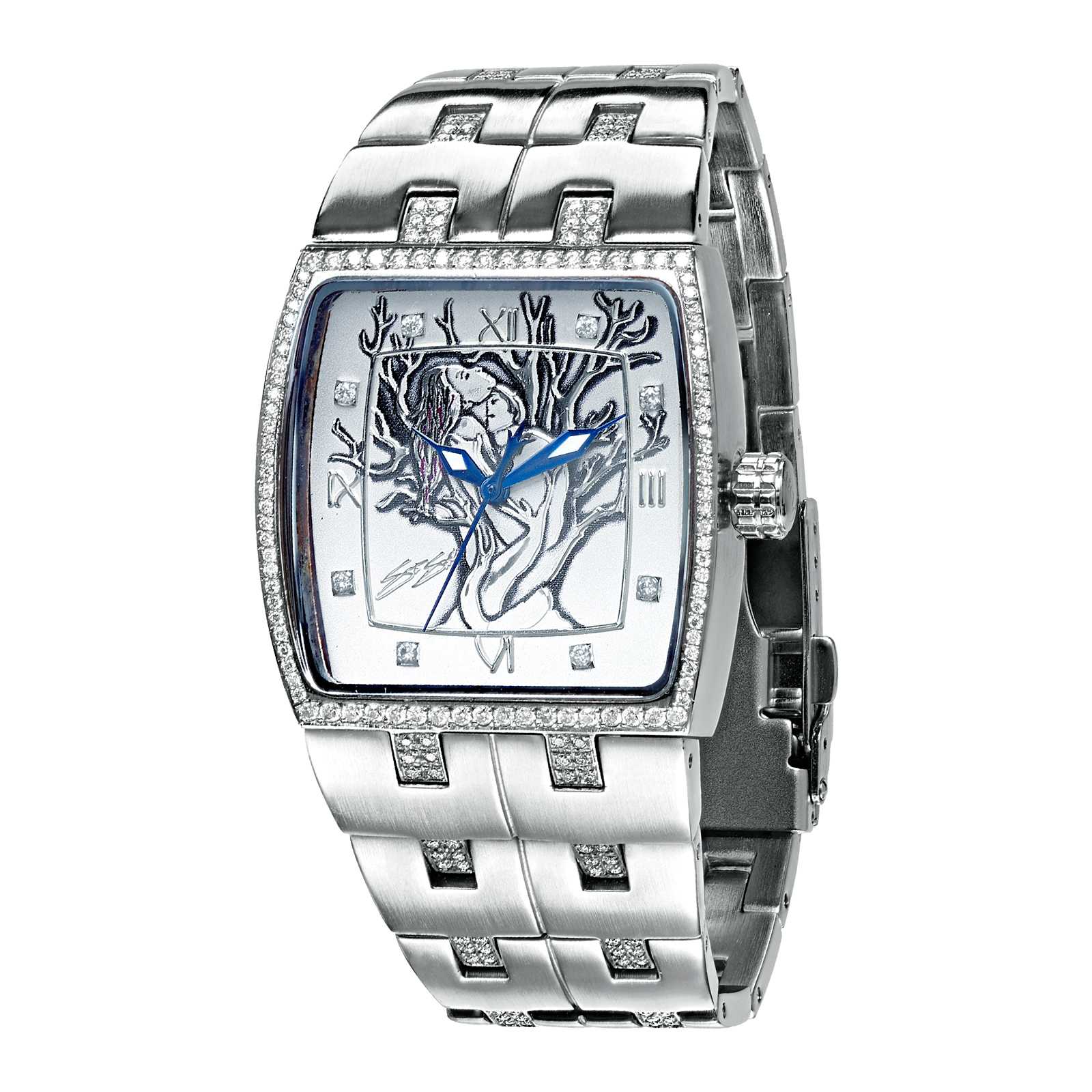 Twisted Love Men&rsquo;s Watch Second Edition :: in Stainless Steel with 