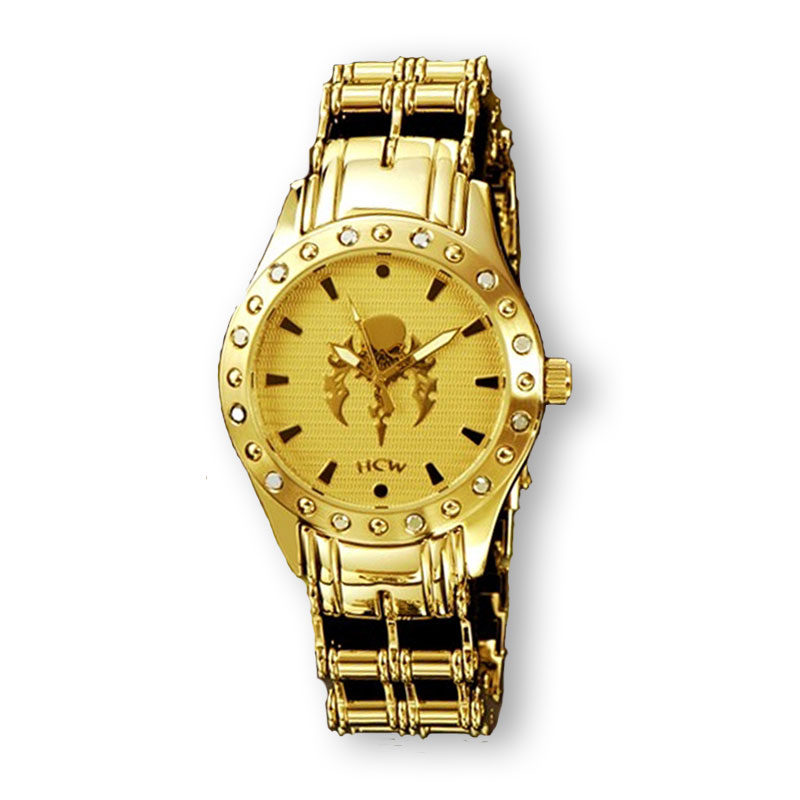 Blade Runner 1 :: Watch in Gold-Plating, 1ct White Diamonds (Diamond Collection)