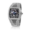 HCW806DC-SS-BKWT Lost Skulls Watch Stainless Steel with 3.5 ct Black Diamonds and 1ct White Diamonds