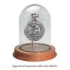 Glass Belljar Dome (upgrade) for Sturgis 75th Anniversary “Rushmore Logo” Special Edition Pocketwatch with Custom Engraving