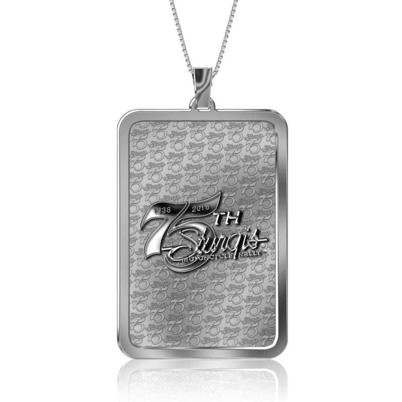 Sturgis 75th Anniversary Dog Tag "Logo" Special Edition In Stainless Steel STUDT-912