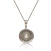 Sturgis 75th Anniversary Pendant "Bullet" :: in White Gold with White Diamond