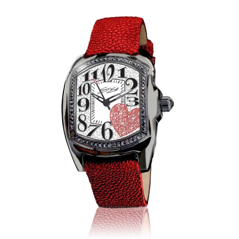 Signature Series Watch :: Heart On Fire - White // Red Stingray