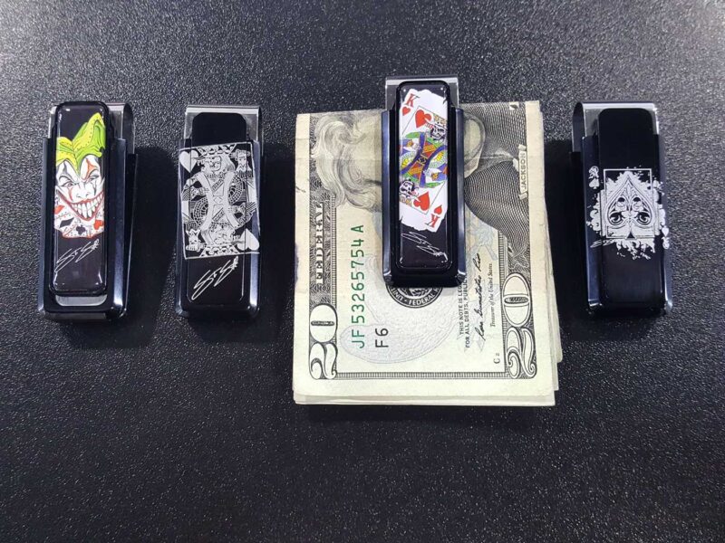 Custom Steve Soffa money clip collection